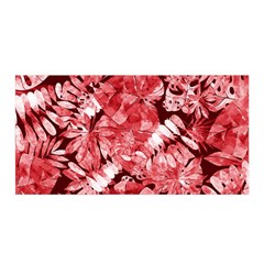 Red Leaves Satin Wrap by goljakoff