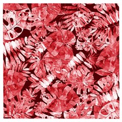 Red Leaves Wooden Puzzle Square by goljakoff