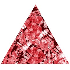 Red Leaves Wooden Puzzle Triangle by goljakoff