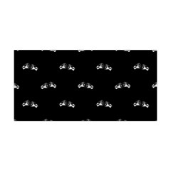 Black And White Boxing Motif Pattern Yoga Headband by dflcprintsclothing