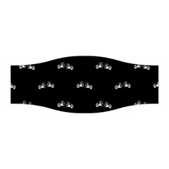 Black And White Boxing Motif Pattern Stretchable Headband by dflcprintsclothing