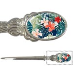 Tropical flowers Letter Opener Front