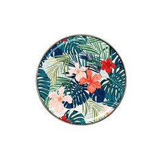 Tropical Flowers Hat Clip Ball Marker by goljakoff