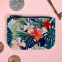 Tropical Flowers Mini Coin Purse by goljakoff