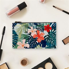 Tropical Flowers Cosmetic Bag (small) by goljakoff