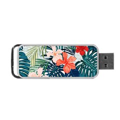 Tropical Flowers Portable Usb Flash (two Sides) by goljakoff