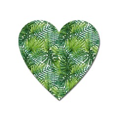 Green Leaves Heart Magnet by goljakoff