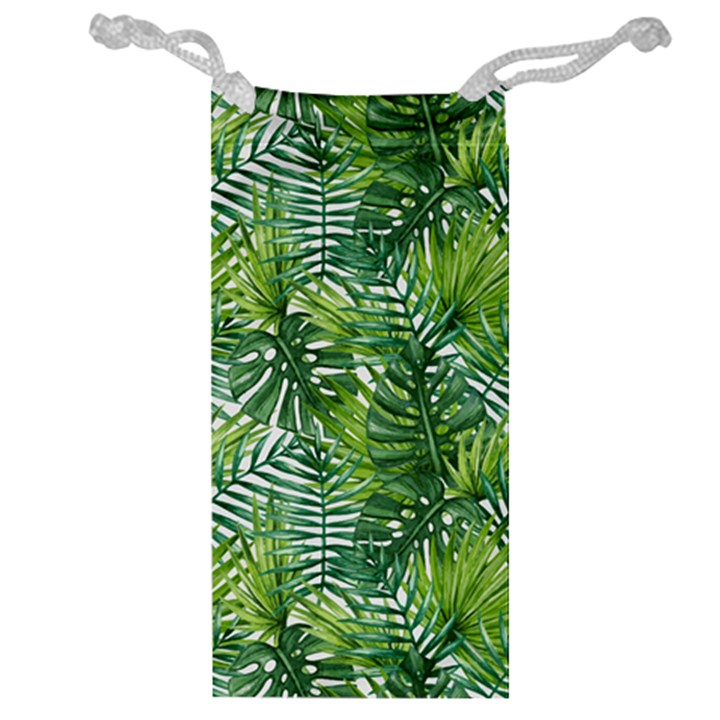 Green leaves Jewelry Bag