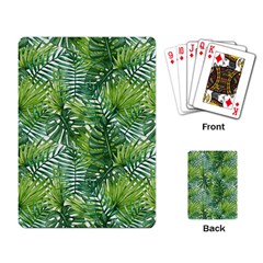 Green Leaves Playing Cards Single Design (rectangle) by goljakoff