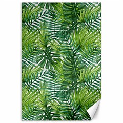 Green Leaves Canvas 24  X 36  by goljakoff