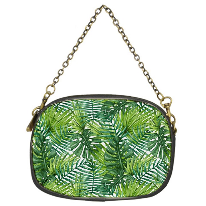 Green leaves Chain Purse (One Side)