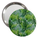 Green leaves 3  Handbag Mirrors Front