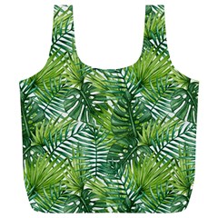 Green Leaves Full Print Recycle Bag (xl) by goljakoff