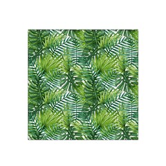 Green Leaves Satin Bandana Scarf by goljakoff