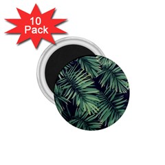 Green Palm Leaves 1 75  Magnets (10 Pack)  by goljakoff