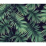 Green palm leaves Deluxe Canvas 14  x 11  (Stretched) 14  x 11  x 1.5  Stretched Canvas