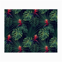 Tropical Flowers Small Glasses Cloth by goljakoff