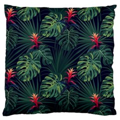 Tropical Flowers Large Cushion Case (one Side)