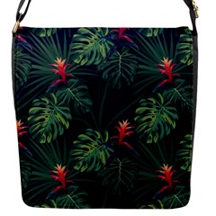 Tropical Flowers Flap Closure Messenger Bag (s) by goljakoff