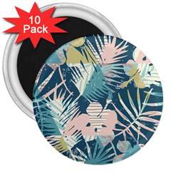 Abstract Flowers 3  Magnets (10 Pack)  by goljakoff