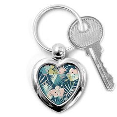 Abstract Flowers Key Chain (heart) by goljakoff