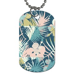 Abstract Flowers Dog Tag (one Side) by goljakoff