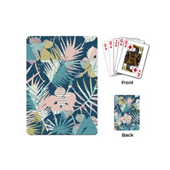 Abstract Flowers Playing Cards Single Design (mini) by goljakoff