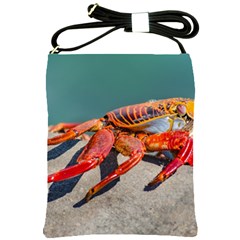 Colored Crab, Galapagos Island, Ecuador Shoulder Sling Bag by dflcprintsclothing