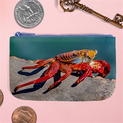 Colored Crab, Galapagos Island, Ecuador Large Coin Purse by dflcprintsclothing