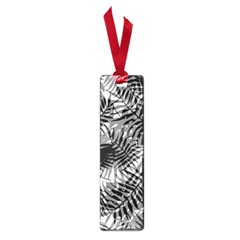 Tropical Leafs Pattern, Black And White Jungle Theme Small Book Marks by Casemiro