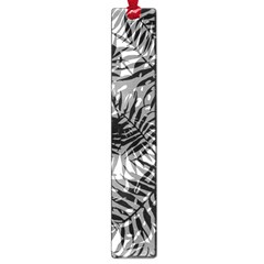 Tropical Leafs Pattern, Black And White Jungle Theme Large Book Marks by Casemiro