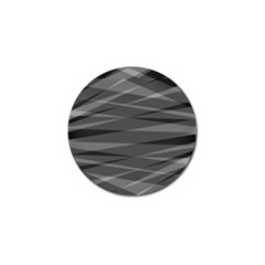 Abstract Geometric Pattern, Silver, Grey And Black Colors Golf Ball Marker (10 Pack) by Casemiro