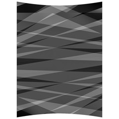 Abstract Geometric Pattern, Silver, Grey And Black Colors Back Support Cushion by Casemiro