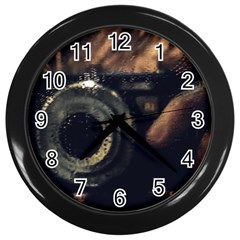 Creative Undercover Selfie Wall Clock (black) by dflcprintsclothing