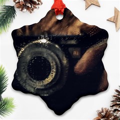 Creative Undercover Selfie Ornament (snowflake) by dflcprintsclothing