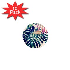 Monstera Leaf 1  Mini Magnet (10 Pack)  by goljakoff