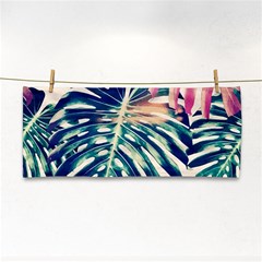 Monstera Leaf Hand Towel by goljakoff