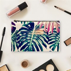 Monstera Leaf Cosmetic Bag (medium) by goljakoff