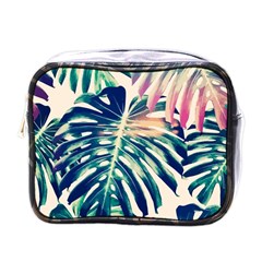 Monstera Leaf Mini Toiletries Bag (one Side) by goljakoff