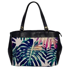 Monstera Leaf Oversize Office Handbag by goljakoff