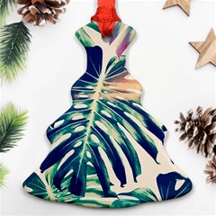 Monstera Leaf Christmas Tree Ornament (two Sides) by goljakoff