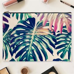 Monstera Leaf Cosmetic Bag (xxxl) by goljakoff