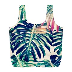 Monstera Leaf Full Print Recycle Bag (l) by goljakoff