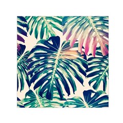 Monstera Leaf Small Satin Scarf (square) by goljakoff