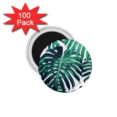 Green Monstera Leaf 1 75  Magnets (100 Pack)  by goljakoff