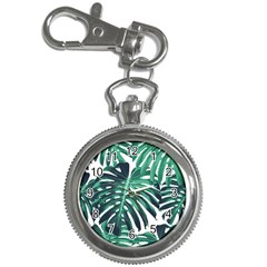 Green monstera leaf Key Chain Watches