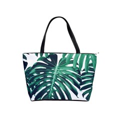 Green Monstera Leaf Classic Shoulder Handbag