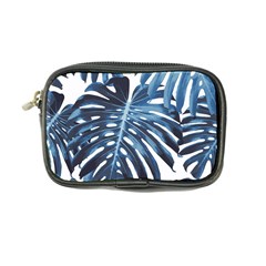 Blue Monstera Leaf Coin Purse by goljakoff