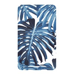 Blue monstera leaf Memory Card Reader (Rectangular)