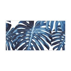 Blue monstera leaf Yoga Headband